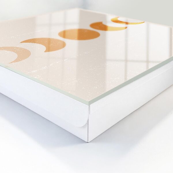 Caja para llaves con diseño de fases de la luna