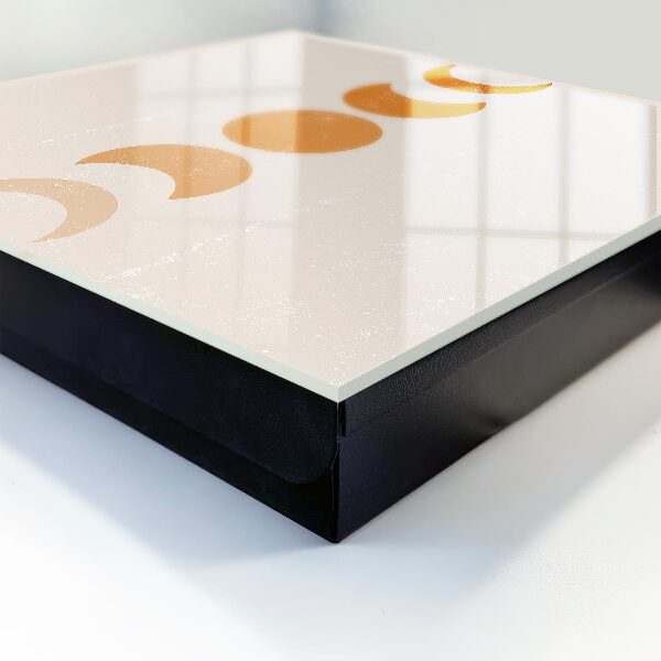 Caja para llaves con diseño de fases de la luna
