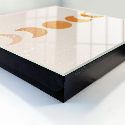 Caja para llaves con diseño de fases de la luna
