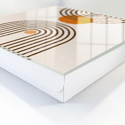 Armario para llaves con diseño de geometría retro