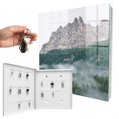 Armario para llaves con diseño de panorama de montaña