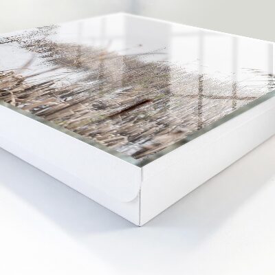 Armario para llaves diseño con motivo de habitación con niebla