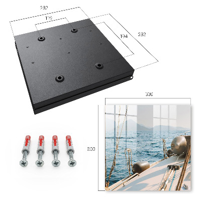 Caja para llaves con diseño de viaje por mar