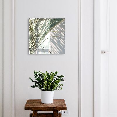 Caja para llaves con diseño de palmeras y sombras