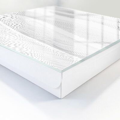 Armario para colgar llaves con diseño de ondas lineales