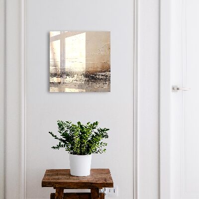 Caja para llaves con diseño de pintura abstracta de paisaje