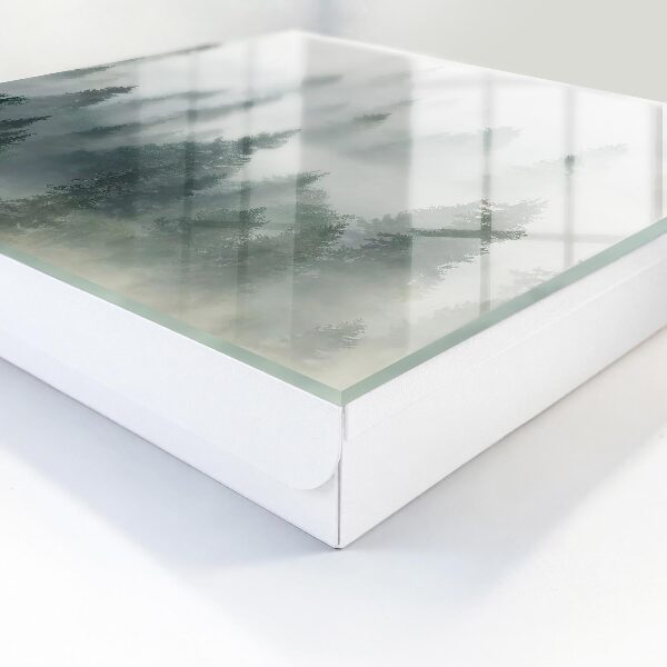 Caja para llaves diseño de bosque brumoso