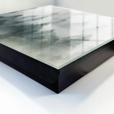 Caja para llaves diseño de bosque brumoso