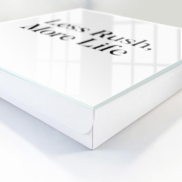 Caja para llaves diseño con frase Menos prisas, más vida