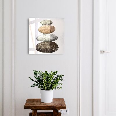 Armario para llaves con diseño de piedras