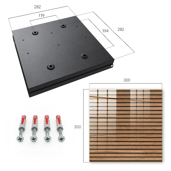 Caja para llaves de madera