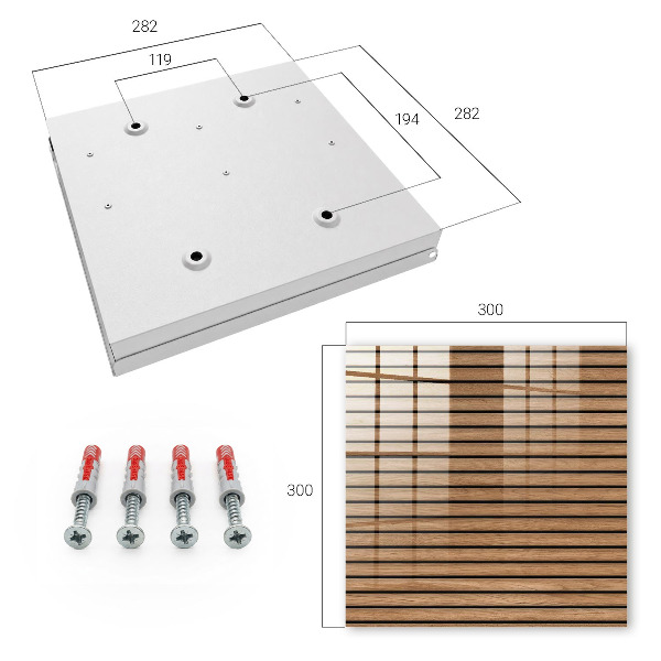Caja para llaves de madera