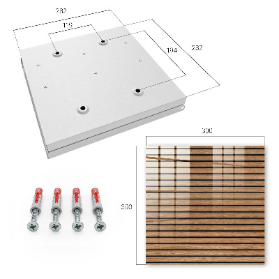 Caja para llaves de madera