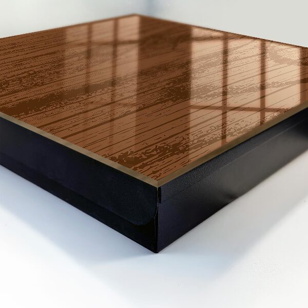 Armario para llaves de madera con diseño de hilos