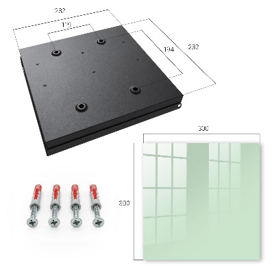 Armario para llaves de pared de color verde menta