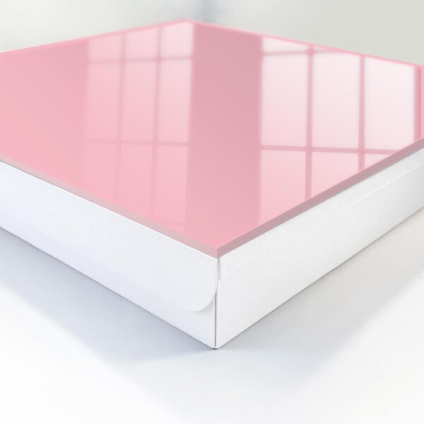 Caja para llaves en color rosa claro