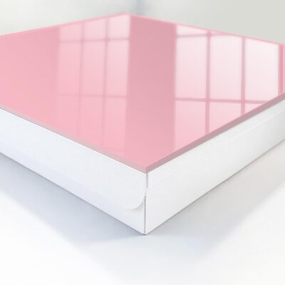Caja para llaves en color rosa claro