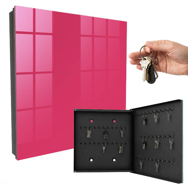 Armario para llaves de color rosa enérgico