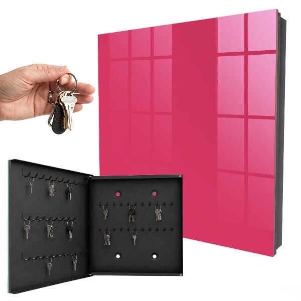 Armario para llaves de color rosa enérgico