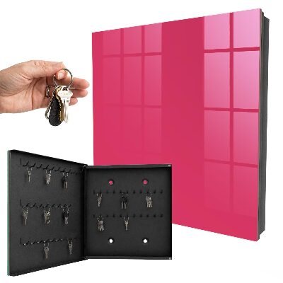 Armario para llaves de color rosa enérgico