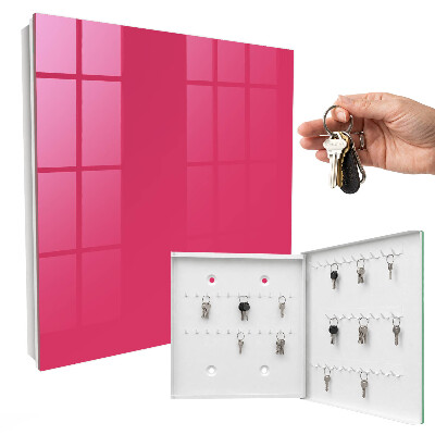 Armario para llaves de color rosa enérgico