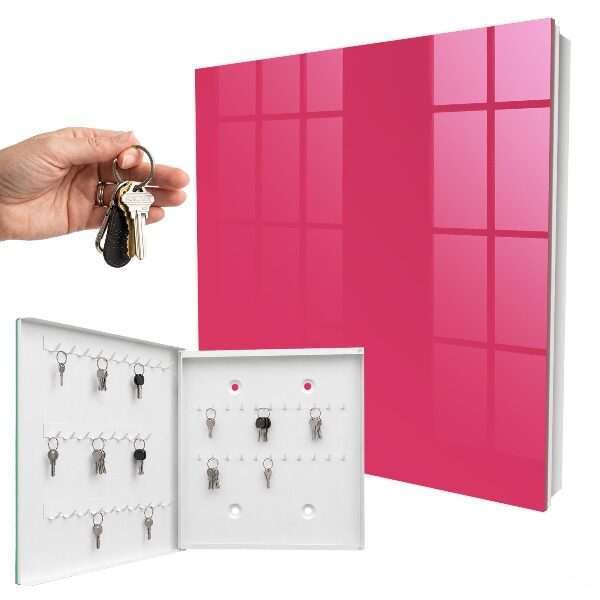 Armario para llaves de color rosa enérgico