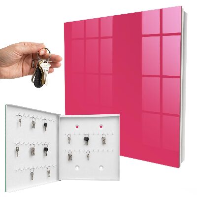 Armario para llaves de color rosa enérgico