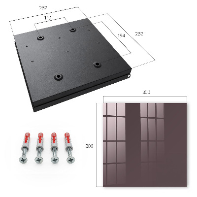 Caja para llaves de color gris