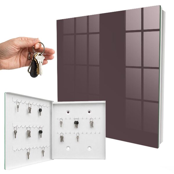 Caja para llaves de color gris