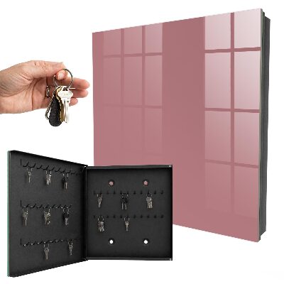 Armario para colgar llaves en color rosa empolvado