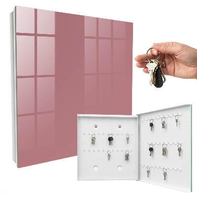 Armario para colgar llaves en color rosa empolvado