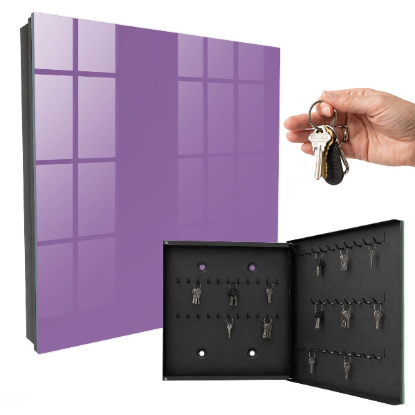 Caja para llaves de color púrpura