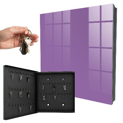 Caja para llaves de color púrpura