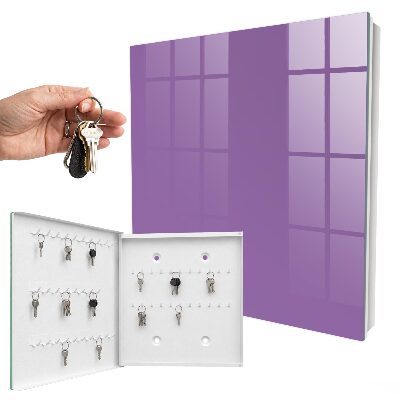 Caja para llaves de color púrpura