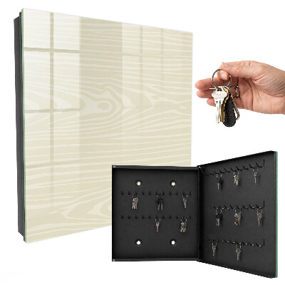 Caja para llaves con estructura de madera
