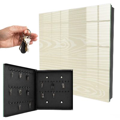 Caja para llaves con estructura de madera