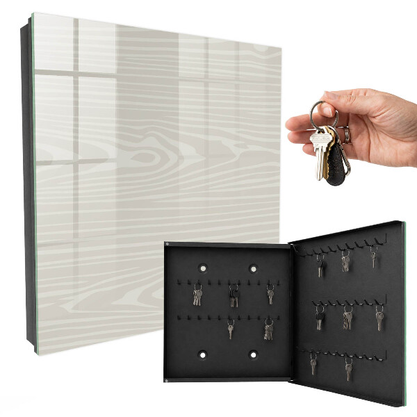 Armario para llaves de listones de madera