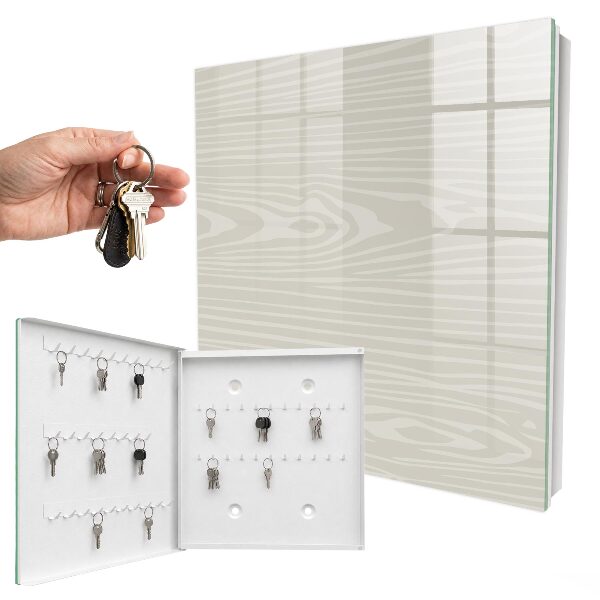Armario para llaves de listones de madera