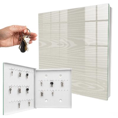 Armario para llaves de listones de madera