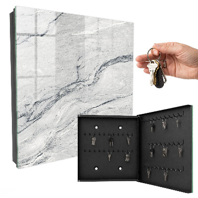 Caja para llaves con diseño de patrón de piedra