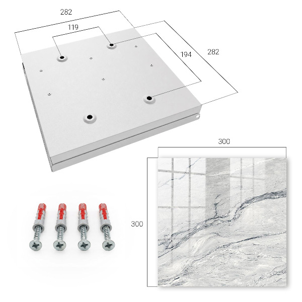 Caja para llaves con diseño de patrón de piedra