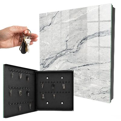 Caja para llaves con diseño de patrón de piedra