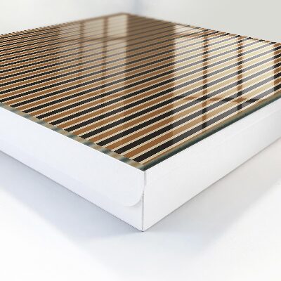 Caja para llaves con diseño de rayas minimalistas
