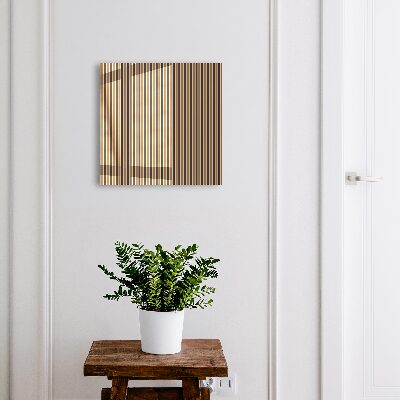 Caja para llaves con diseño de rayas minimalistas