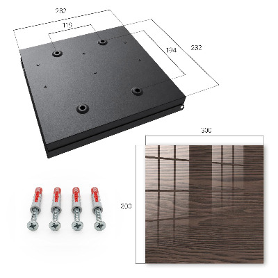 Caja para llaves de madera