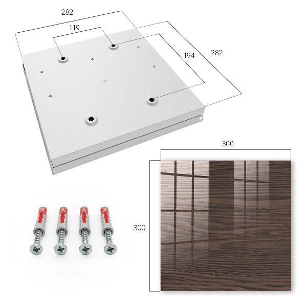 Caja para llaves de madera