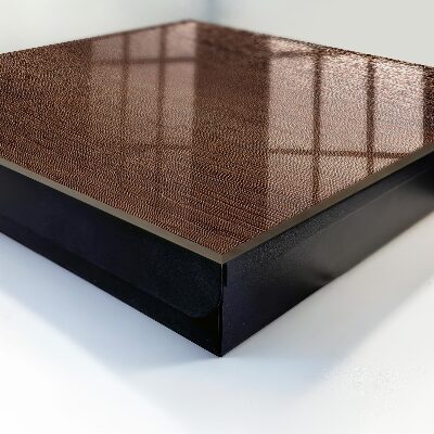Armario para llaves de madera marrón