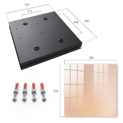 Caja para llaves de estilo ambiente pastel