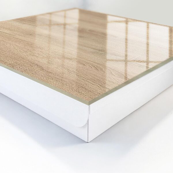 Armario para llaves con acabado de textura de madera