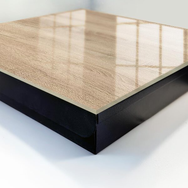 Armario para llaves con acabado de textura de madera